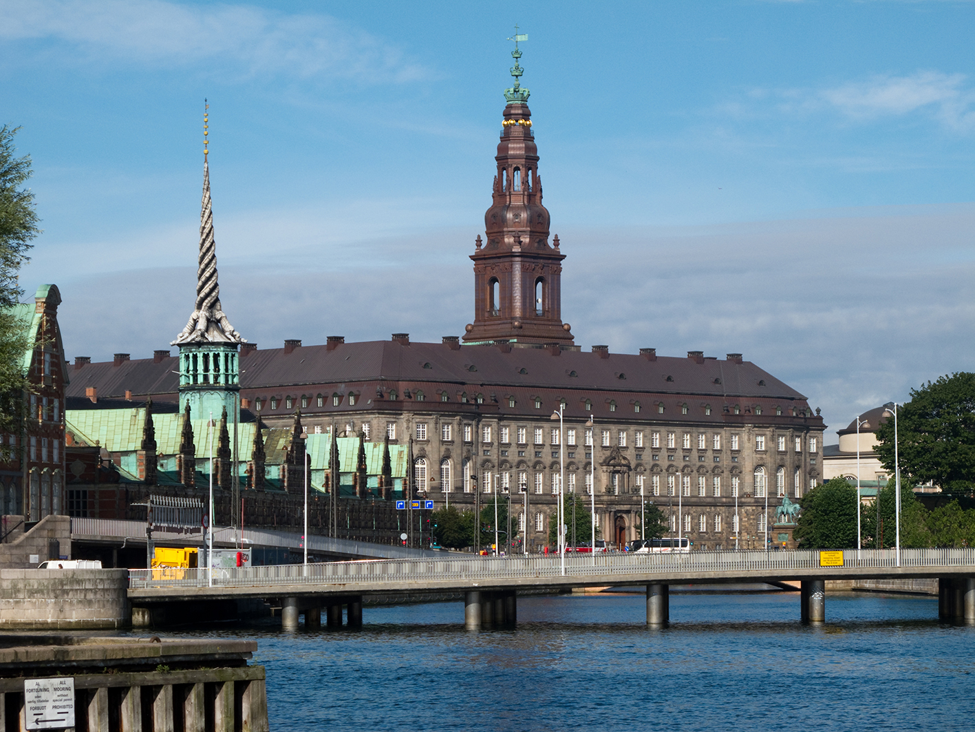 Palača Christiansborg iz 18 st.,sjedište danskog parlamenta
